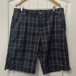 Plaid Punk Rock Golf Shorts